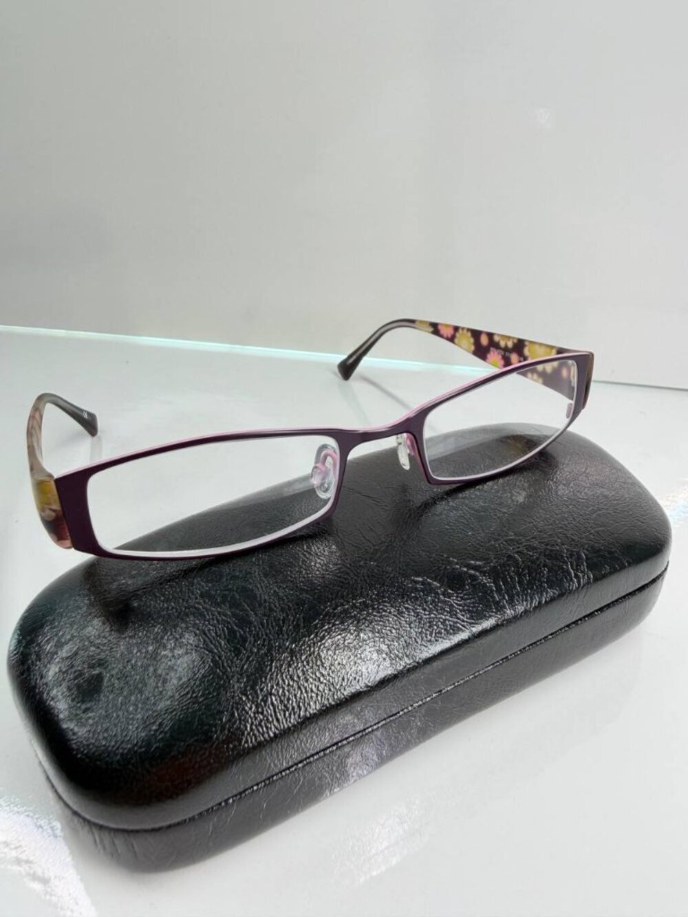 William Morris England Designer Eyeglasses – Floral Frame | RX Lenses Installed